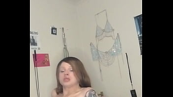 Preview 2 of Beg Shemal - Tsladoll - LA Doll makes a huge mess and licks it up off her tits