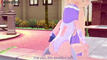 Preview 4 of Robber Fuck Alone Woman - Axiom Quinella blow job foot job | S Art Online | Free