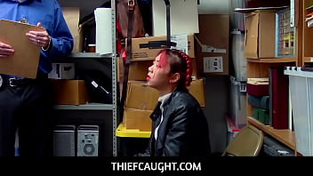 Preview 1 of Anal Puto - ThiefCaught  -  Hot Asian MILF Christy Love Has Sex With Security Guard To Get Virgin stepdaughter Off Of Shoplifting Charges