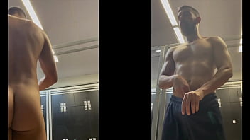 Preview 2 of Puri Sex Xxxgi - Gym Locker room - after shower