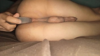 Preview 2 of Rugh Face - Metiendo dildo por mi culito apretado