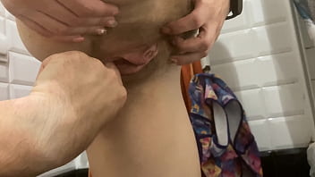 Preview 2 of Paula She Treasome - I fucked my best friends pregnant wife at the shower,  she gave me some milk from her milky tits