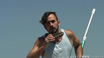 Preview 1 of Koran Xxxx - GenderXXXFilms.com - But miss Gargles,  I am only the pool boy