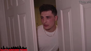 Preview 1 of Bif Xxx Video Hd 2018 Pakistan - Perverted roommagte caught spying on bisexual babes