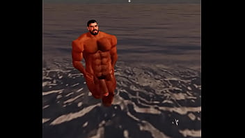 Preview 3 of School Girl And Black Man - stunning cam heyward caught naked in the ocean