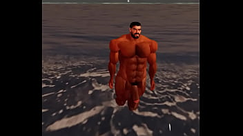 Preview 4 of School Girl And Black Man - stunning cam heyward caught naked in the ocean
