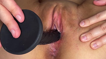Preview 1 of Slapped Choke - Mini pussy gape with toy