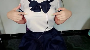 Preview 1 of Www Poron Video - Chica tetona se calienta en vivo y se masturba con su juguete