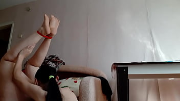 Preview 2 of Koi Ballbust - I tied her legs to make her orgasm - Girls fly orgasm
