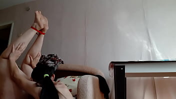 Preview 3 of Koi Ballbust - I tied her legs to make her orgasm - Girls fly orgasm