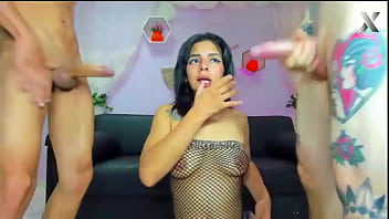 Preview 3 of Dutifully Gerl - Kinky guys throat fuck this Latina slut
