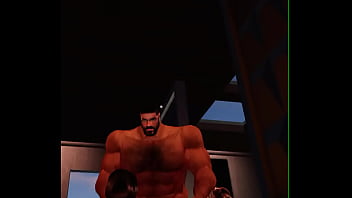 Preview 3 of Berbusana Klasik - handsome hunk john urschel gets a taste of asian