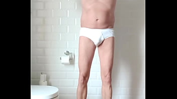 Preview 2 of Rbd Xxx - Bearapoil1 Pissing in his Tightywhities