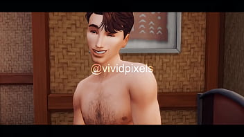 Preview 2 of Mrjvgw Xxxhh Video - Sims 4 Horny StepBrother gives his bit tit StepSister multiple orgasms - A Family Vacation