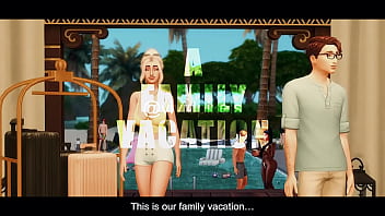Preview 1 of Mrjvgw Xxxhh Video - Sims 4 Horny StepBrother gives his bit tit StepSister multiple orgasms - A Family Vacation