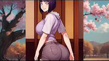 Preview 3 of Trannys Son - Hinata Hyuga nua,  mostrando tudo