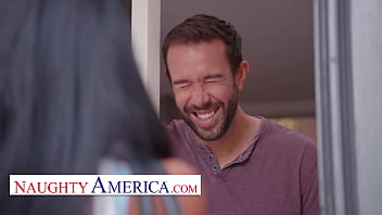 Preview 1 of Teen Sex Afton Williamson - Ember Snow wants to fuck her neighbor at Naughty America