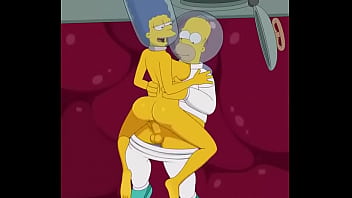 Preview 2 of Sort Sax - los simpson,  homero se corre en marge en traje de ba&ntilde_o(suscribanse)