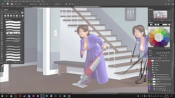 Preview 1 of Neked Move - Picarto ~ DarkCookie - Summertime Saga [720p] (2023.06.05)