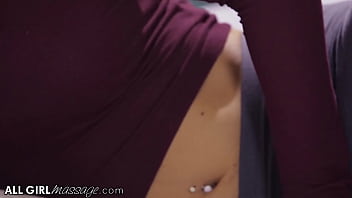 Preview 1 of Dot Jaegher - ALL GIRL MASSAGE - Busty Gorgeous Angela White Does Hard Scissoring With Keisha Grey FULL SCENE