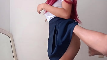 Preview 4 of High Feels - Colegiala si me quieres coger ofeceme algo y te doy mi culo