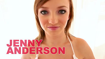 Preview 1 of Amir Ivan - JENNY ANDERSON Super Cute 19 YO NewbieTeen Huge Cock POV Blowjob and Cum Swallow - Must See! A