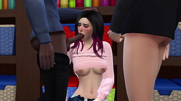 Preview 4 of Xxxx Women Sleeping Sleep - Horny Wife Cheats In Front of Husband - Part 4 - DDSims