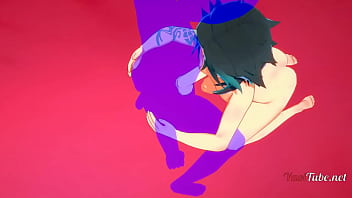 Preview 1 of Mima Khalifa - Genshin Impact Yaoi Xiao Fucked