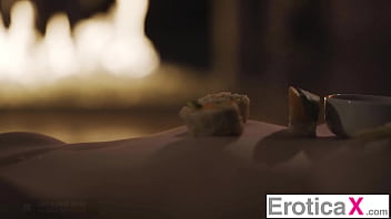 Preview 1 of Gonzo Dino Porn Anak - Sensual Food Play To Erotic Love Making For Hot Couple - Michelle Anthony - EroticaX