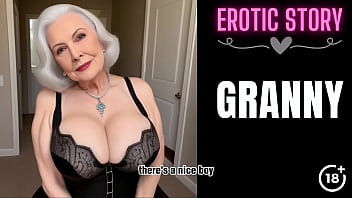 Preview 4 of Turk Greek - [GRANNY Story] Horny Old and Lonely Lady is Fulfilled by Young Man Part 1