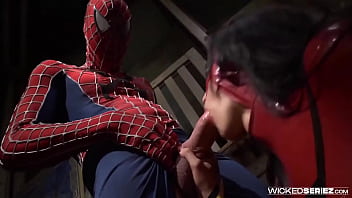 Preview 2 of Gym Lessbo - Superman Vs Spiderman XXX An Axel Braun Parody Scene 5 Jenna Presley
