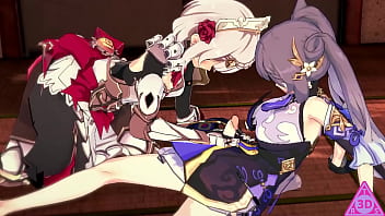 Preview 1 of Vivud Nom - genshin impact Noel,  Keqing... Thereal3dstories.. 1