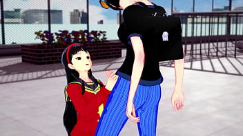 Preview 1 of Jhonni Blaze Xxx Dp - Persona - Futa Ichiko Ohya x Yukiko Amagi (3D Hentai)