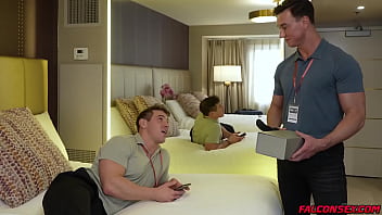 Preview 1 of Www Xxx Virgin Video 2018 - Cade Maddox loves the taste of Kyle Fletcher asshole. Cade offering to help him test out the toy sex their new company. Cade slides the vibrator between Kyle&#039_s smooth,  muscular cheeks while licking it