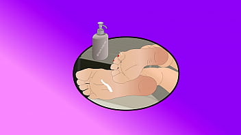 Preview 3 of Babys Mal - Cum on soles animated lisa ann