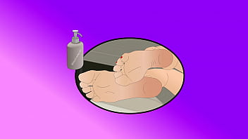 Preview 1 of Babys Mal - Cum on soles animated lisa ann