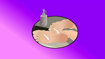 Preview 4 of Babys Mal - Cum on soles animated lisa ann
