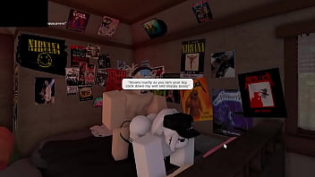 Preview 1 of Awek Melayu Kena Paksa Bogel - Roblox girl has intimate sex with hung guy