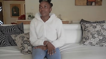 Preview 1 of Old Mom Rus - Hot Sexy Black Teen Auditions For Bikini Fashion Show Ends Up Having First Time Interracial Sex