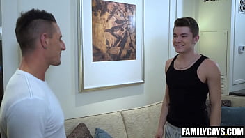 Preview 1 of Tonga Porno - Muscular step uncle getting fucked in the ass