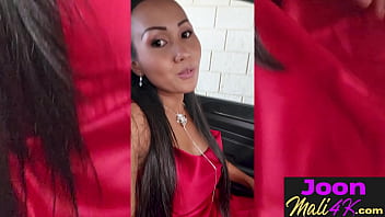 Preview 1 of Babes Com Xxx Videos - JoonMali4k.com - Beautiful Asian teen Joon Mali recorded herself while rough pussy fucking