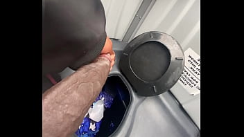Preview 4 of Play By Vajinal - Jerking Off In a Portal Potty