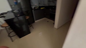 Preview 1 of Mon Son Hard Fuckning - Vecina latina le gusta intrometerse en la casa de sus vecinos buscando que se la cojan muy duro y se le corran adentro. H.L.