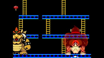 Preview 4 of Sybil Sat Porn - M.U.G.E.Nr-18 DEUX - Bowser Koopa &amp_ Donkey Kong VS Mario