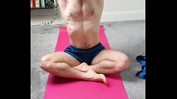 Preview 1 of Mistress Salacia - Started doing yoga and ended up getting naked