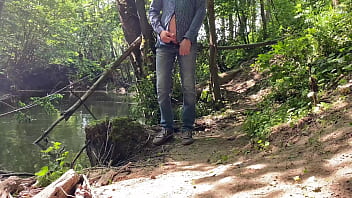 Preview 1 of Japanese Hd Txxx - Perfect stranger MILF jerked me off near the lake