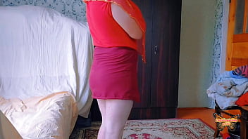 Preview 4 of Vois Xnxx Hindi - Crossdresser Kitty amateur teen femboy model loves making hot sexy videos at her room