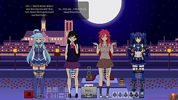 Preview 1 of Girl And Gods - Strip Poker with Aqua,  Mari &amp_ Noire Gets Out of Hand&mdash_Ends in a Heated Show