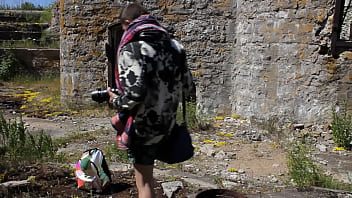 Preview 1 of Bet Am - Nude shooting at an abandoned military base,  Totleben Island.  4