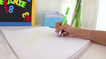 Preview 1 of Online Porn Net - MELANIE JANE Cute 18 YO Petite Latina Amazing Huge Cock POV Blowjob and Huge Load Messy Cum Facial - Wow! A